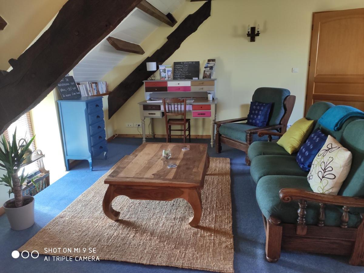 Gite Le Grenier Aux Portes De Broceliande Apartment Reminiac ภายนอก รูปภาพ